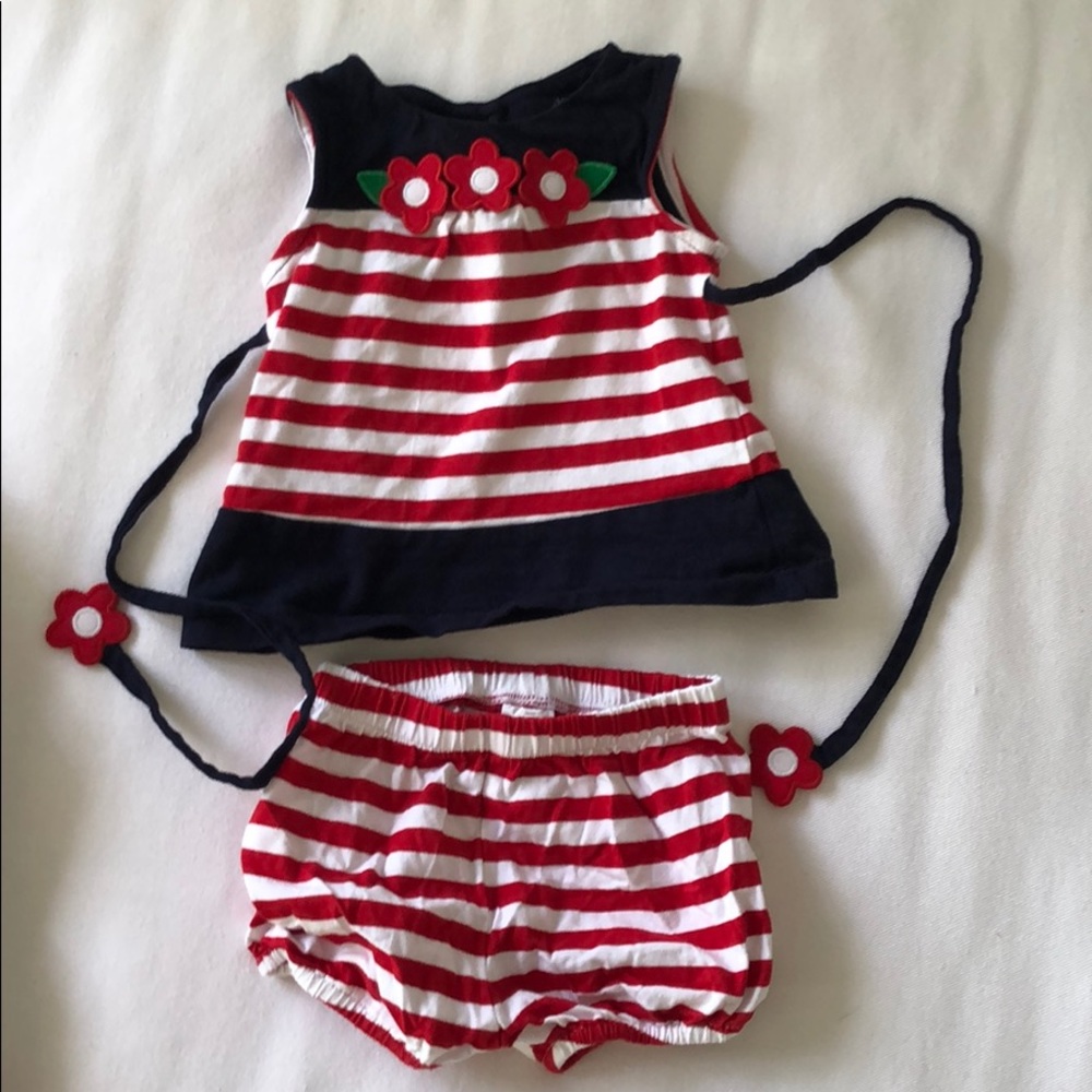 Red and white stripe set 9M
